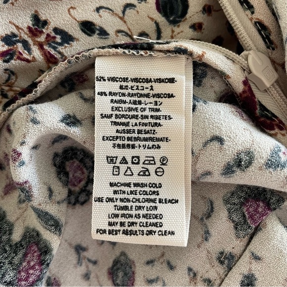 New! Free People some like it hot tan floral print romper jumpsuit 22659 - Picture 14 of 16